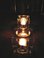 Romantischer Abend bei Kerzenschein
